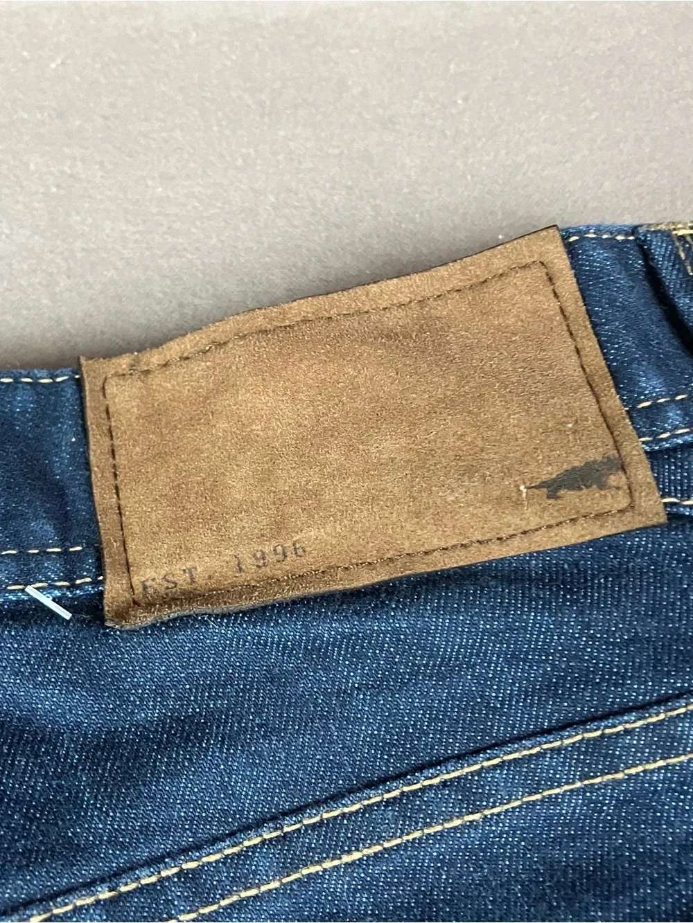 Toad & Co. Wingman Denim Jeans Lean Fit Pants Men’s Size 33x34 Dark Blue